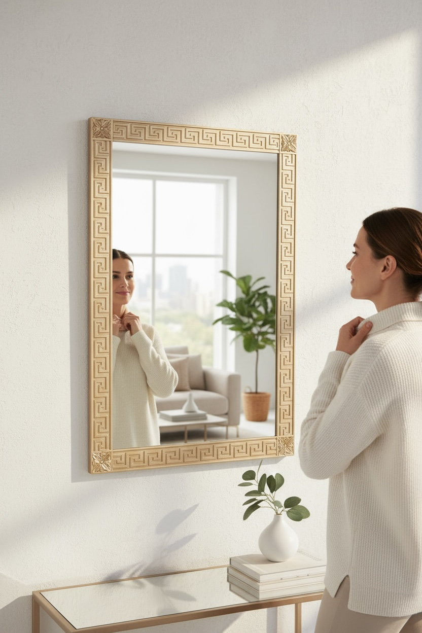 Gold Versace Decorative Mirror
